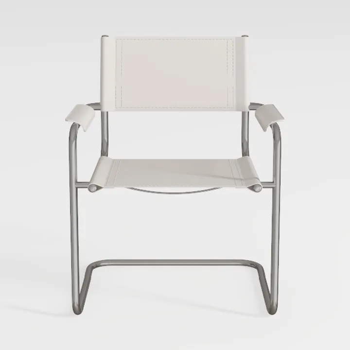 White Dining Chairs Set of 6 Mid-Century Modern