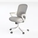 Office Chair, Ergonomic Desk Chair with Adjustable Left 45 Degree View