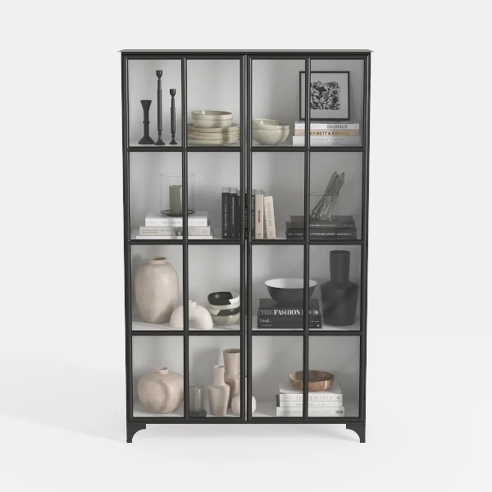 Triple Wide 5-Tier Bookshelf, 70.87" L x 79.13" H