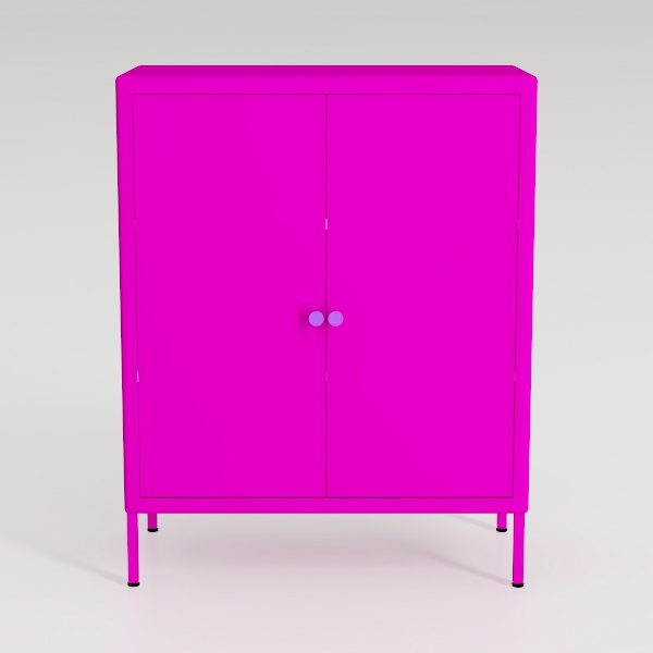 Metal Accent Storage Cabinet for Bed Room,Living