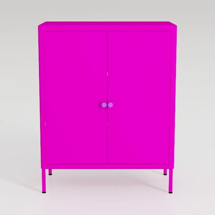 Metal Accent Storage Cabinet for Bed Room,Living