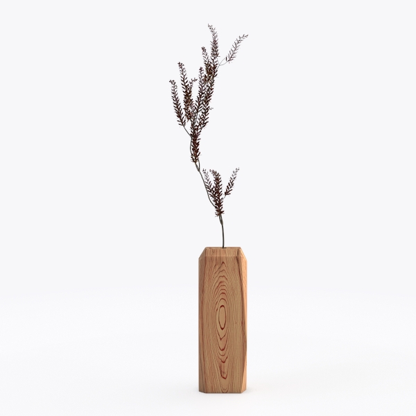 Rustic Farmhouse Resin Vase - Tall Vintage Boho