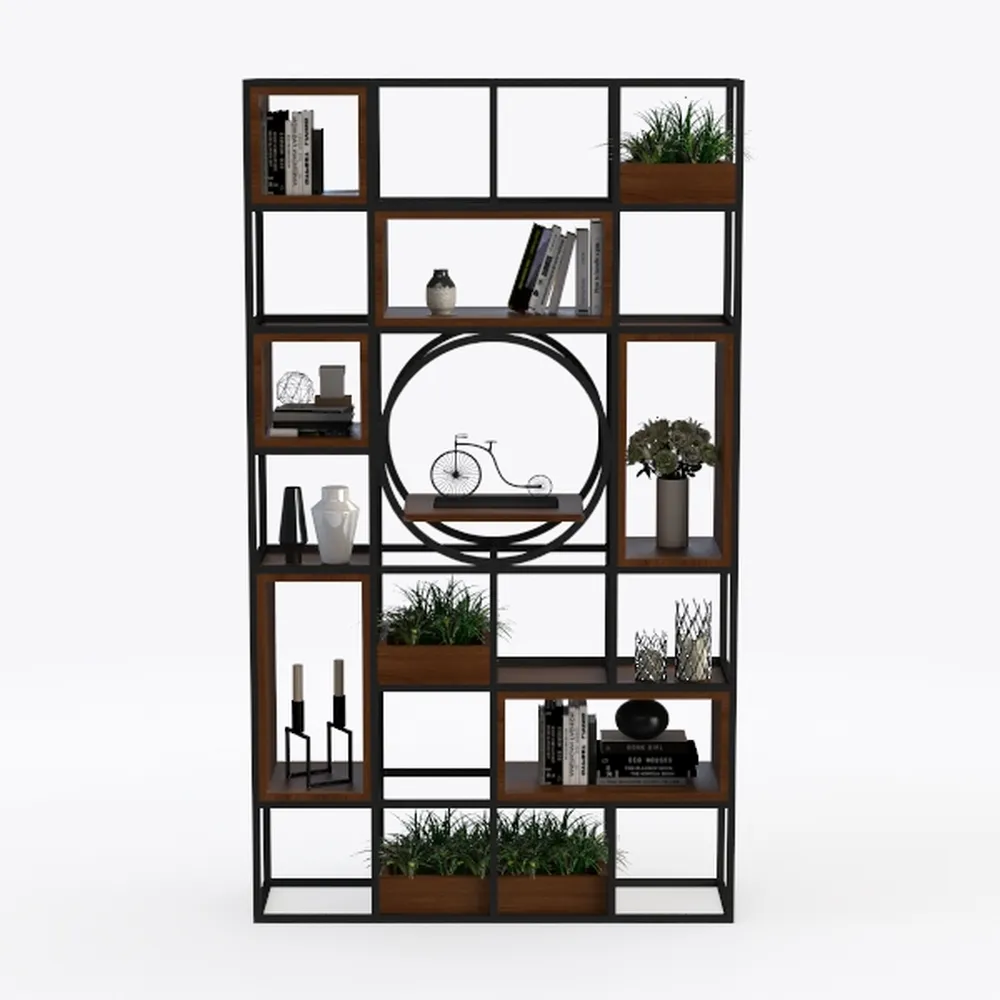 Tribesigns Bookshelf Industrial 5 Tier Etagere