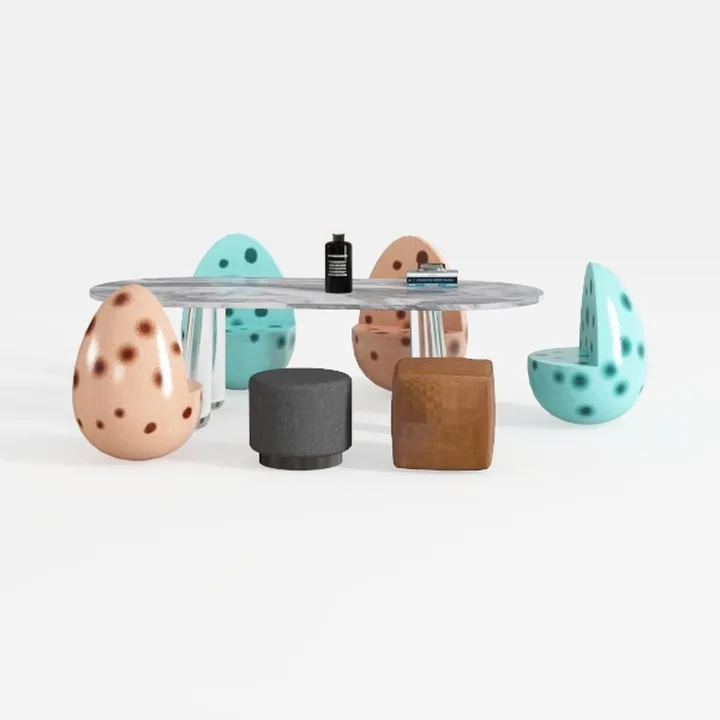 kid's table-Hello Easter