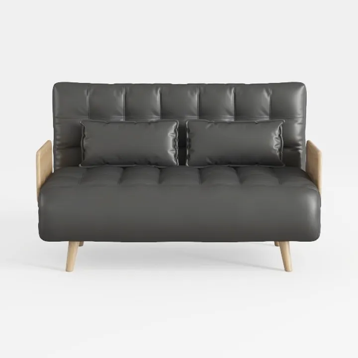 VASAGLE Sofa Bed, Convertible Couch with 2 Cup