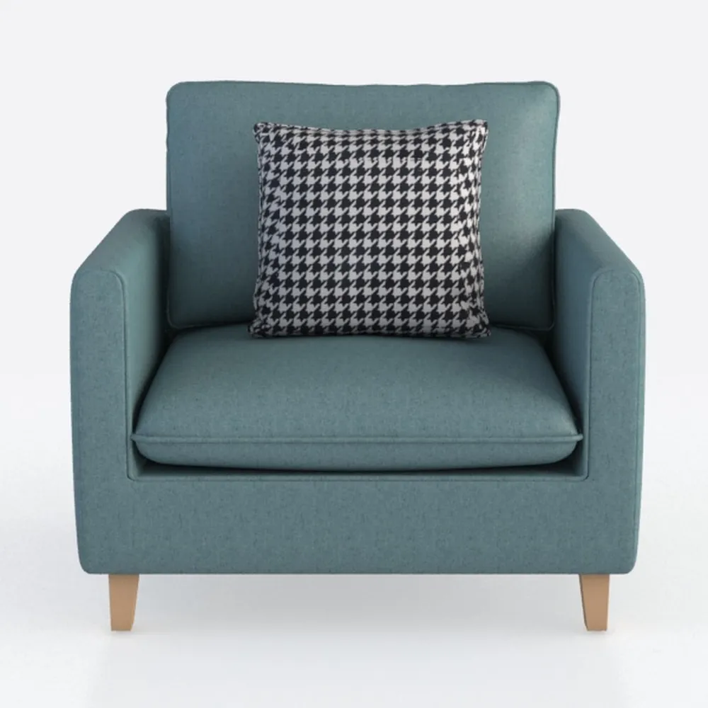 Vesgantti 38.5" Accent Chair Green, Comfy Corduroy