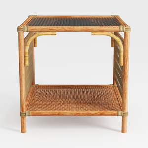 Acacia Wood Folding Side Table, Folding Patio End