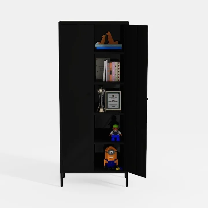 Upgraded Wide Metal Storage Cabinet - 72 Inch