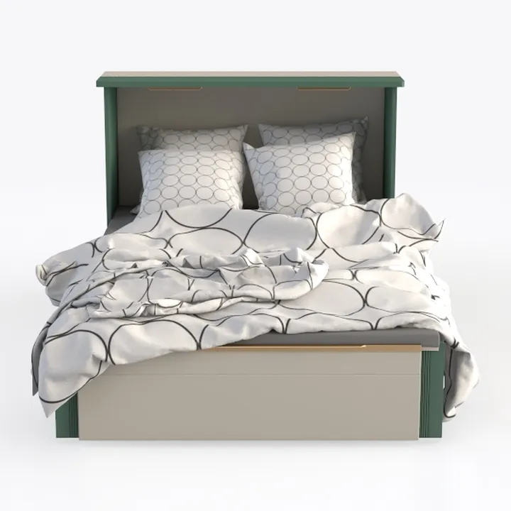 Novilla Rete Letto Matrimoniale 160x190 Struttura Letto Piattaforma, Supporto a Doghe in Acciaio, Base del Materasso, Montaggio Facile, Spazio di Archiviazione Sotto il Letto, Bianco