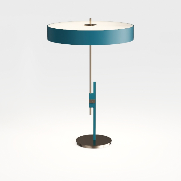 Turquoise Nightstand Table Lamp for Bedroom - 3 