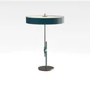 Turquoise Nightstand Table Lamp for Bedroom - 3  Right 45 Degree View