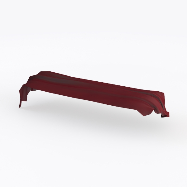 Scrunched - Crimson Throw