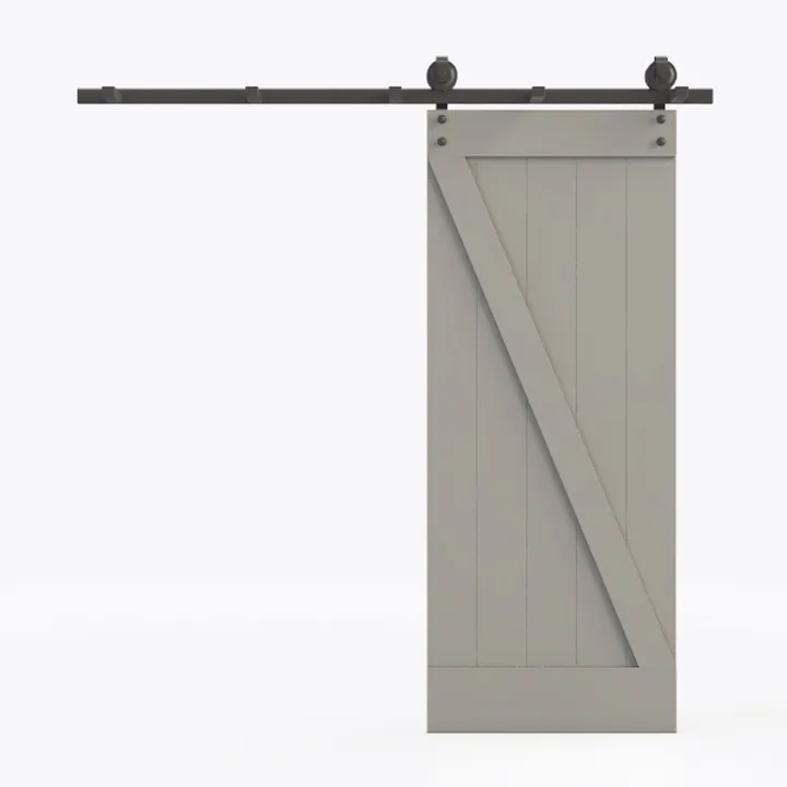 6FT/72'' Box Rail Sliding Barn Door Hardware Kit
