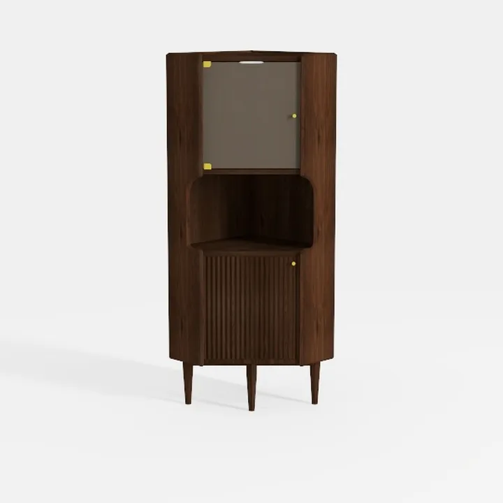 Bathroom Corner Storage Cabinet, 31.5''H Small