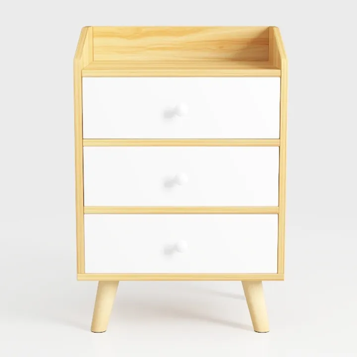 XFL Bedside Cabinet with Three Drawer Design in