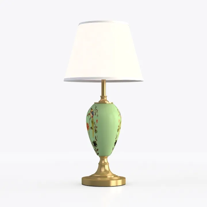 Kiven Cordless Table Lamp, Dimmable Ceramic