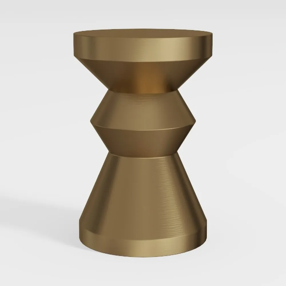 SIMPLIHOME Miller Modern 14 inch Wide Metal Side