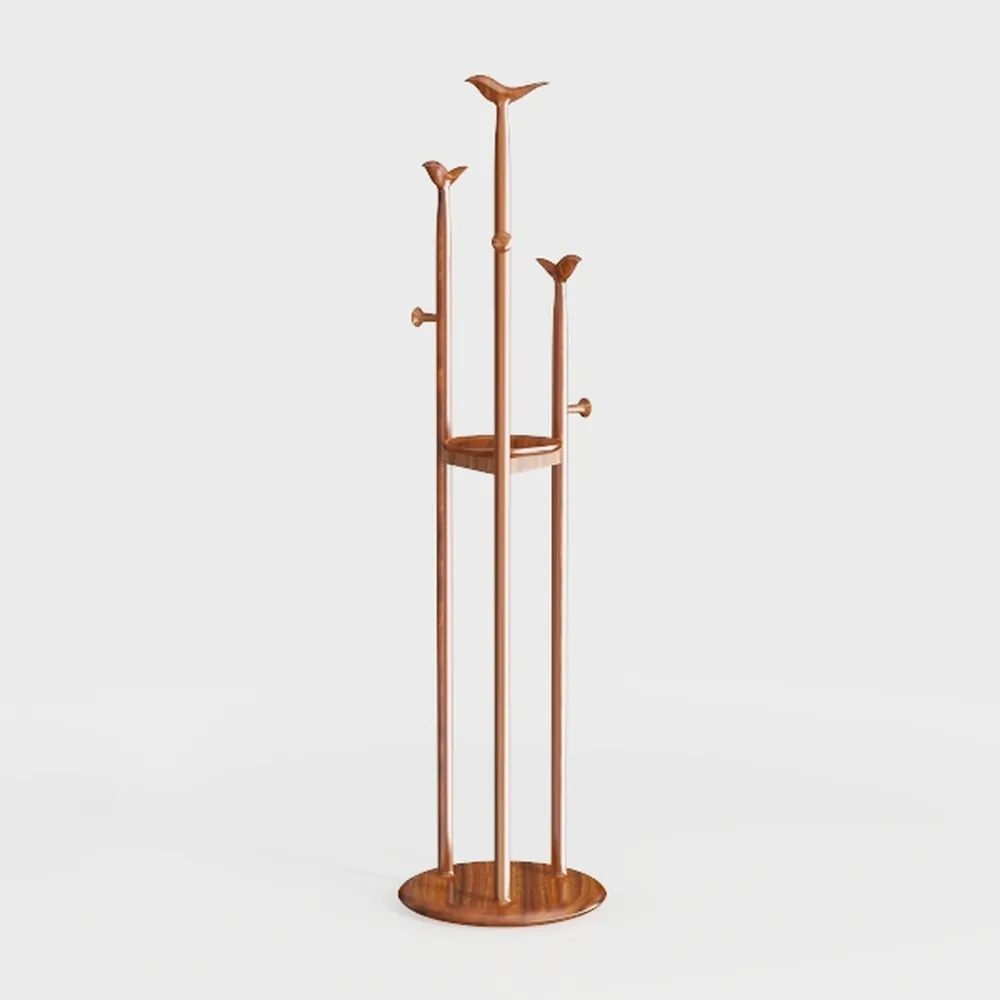 Coat Rack Freestanding Clothing Rack with Wheels