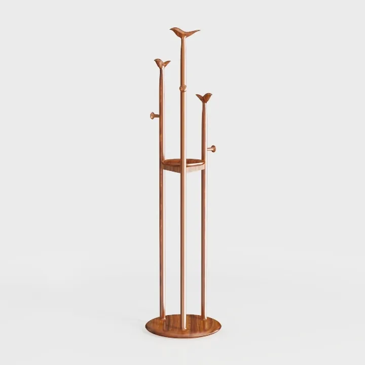 Coat Rack Freestanding Clothing Rack with Wheels