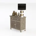 COLAMY Night Stand Set of 2, Nightstand with Left 45 Degree View