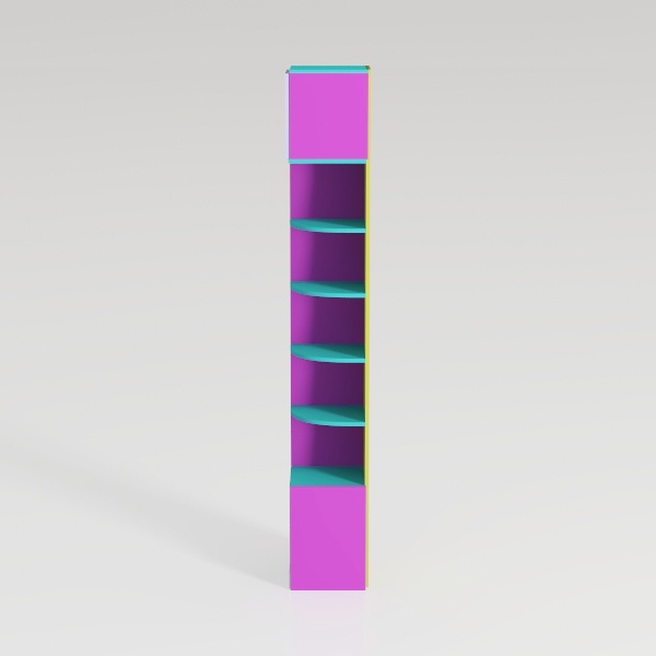 8 Tier Tree Bookshelf with Drawer, Free Standing