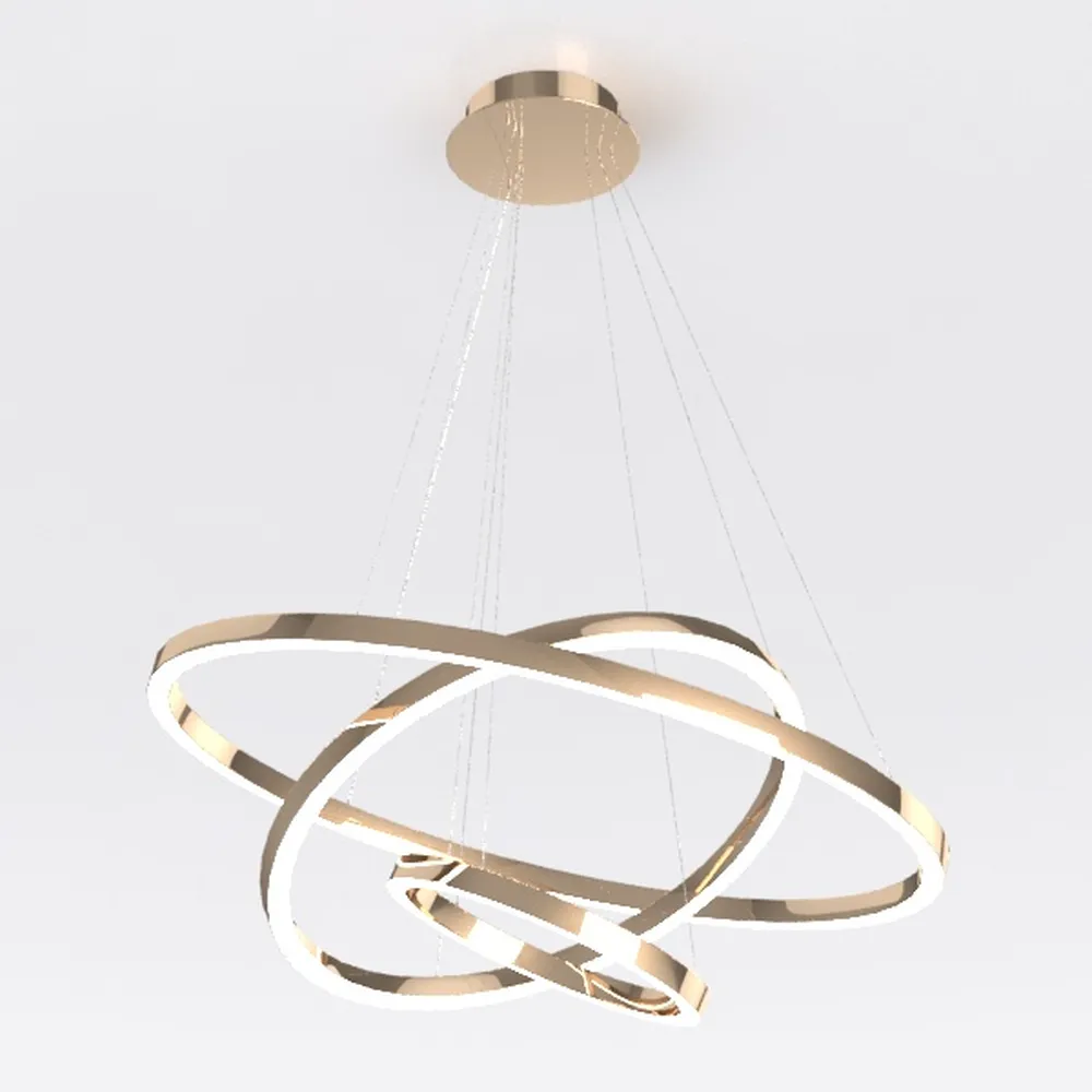 MADEM Modern LED Chandelier 3-Ring Circular 