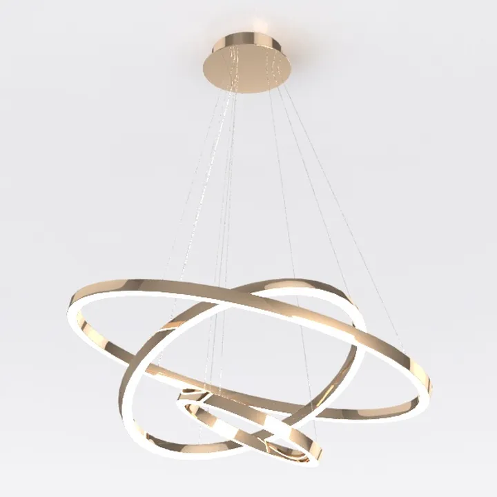 MADEM Modern LED Chandelier 3-Ring Circular 