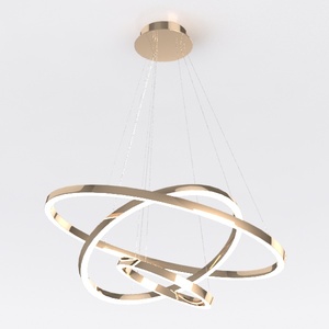 MADEM Modern LED Chandelier 3-Ring Circular 
