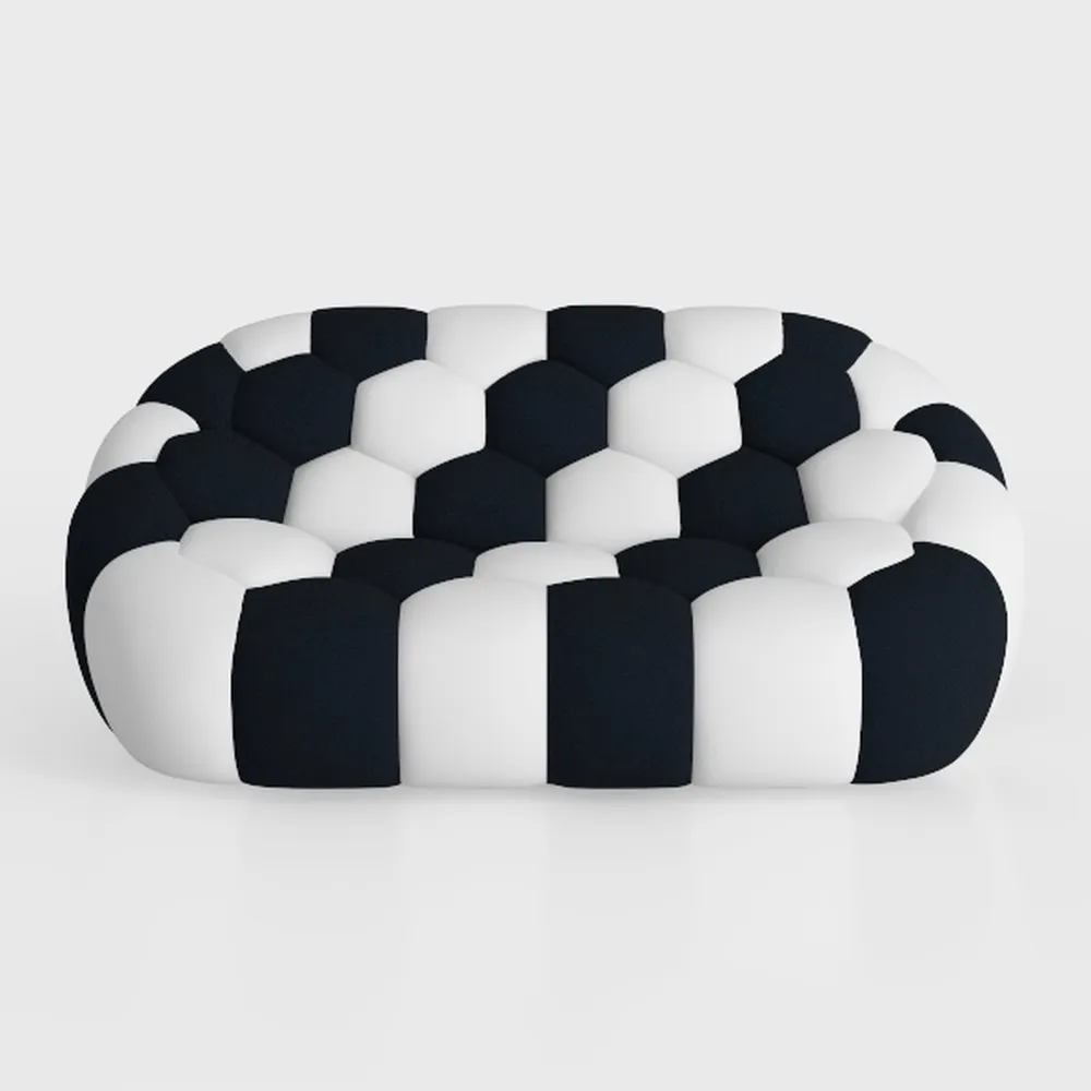 Inflatable Sofa Chair, Air Lounger with Football