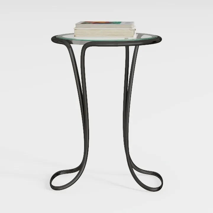 VONLUCE Mosaic Side Table and Plant Stand, 21"