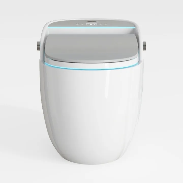 Modern Smart White Ceramic Toilet 3D Model