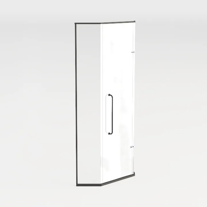 34" W x 74" H Shower Glass Door, Bathroom Fixed
