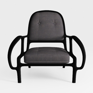 Giantex Mid-Century Modern Accent Chair, Comfy Ove