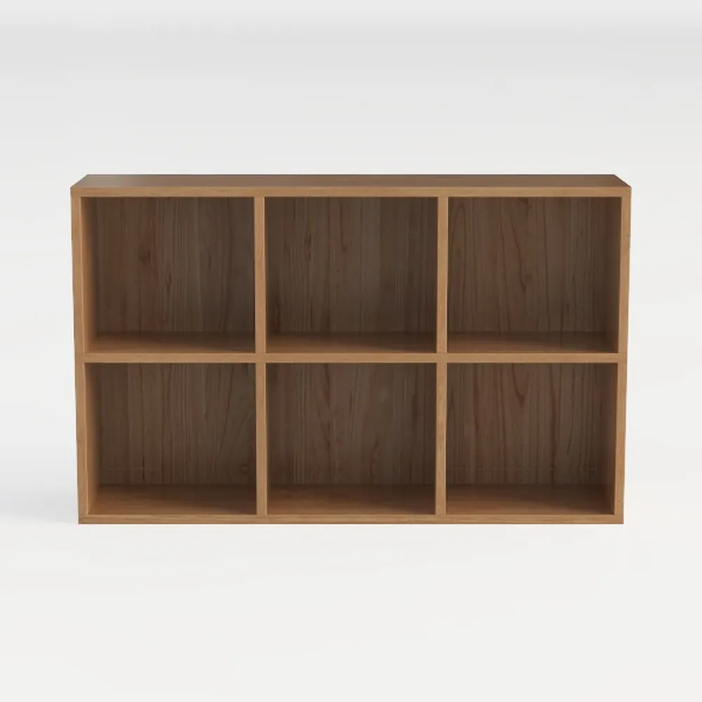Farmhouse 6 Cube Bookshelf, Storage Organizer