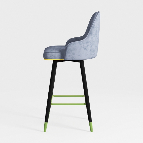 MINCETA Counter Stool,26" 360 Free Swivel