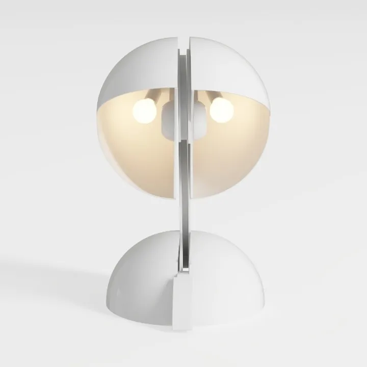 Light Society LS-T261-BK Hylight Black Retro Desk 