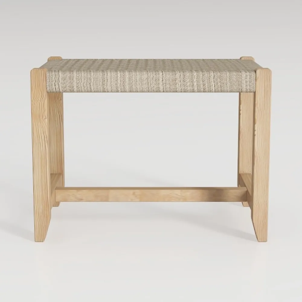 Bedroom Bench, 43" End of Bed Shoe Bench