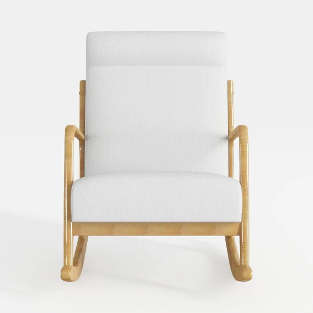 NASTYA Ergonomic Office Chair Solid Wood Glider Ch