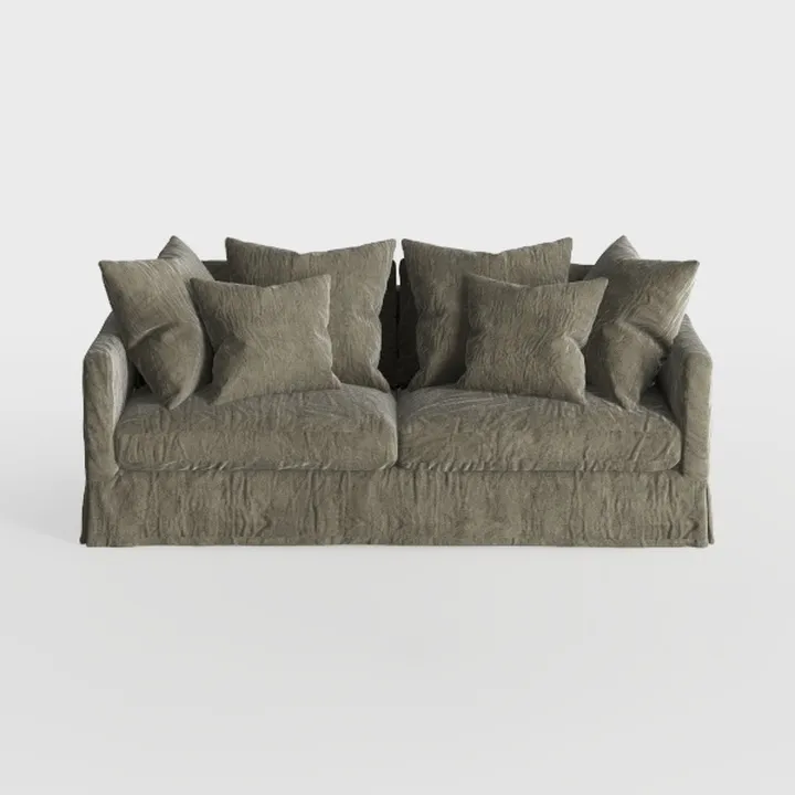 Pemberly Row 113" W Corduroy Fabric Cloud Converti