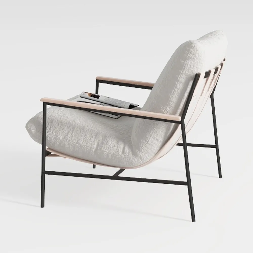 Mid-Century Modern Accent Chairs Set of 2 for