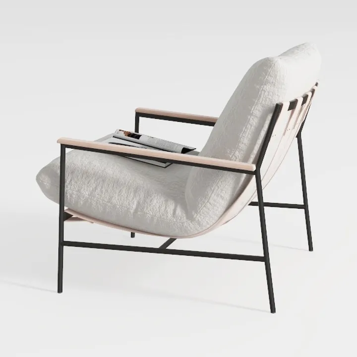 Mid-Century Modern Accent Chairs Set of 2 for