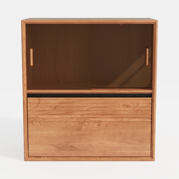 Night Stand for Bedroom Modern Simple Solid Wood