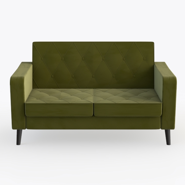 Mr. Kate Stella 80 Inch Futon Sofa Bed in Velvet