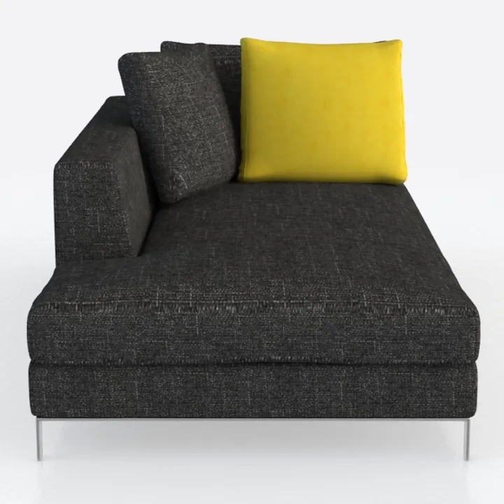 Shintenchi Small Sectional Couch Sofas, 3 Seat L S