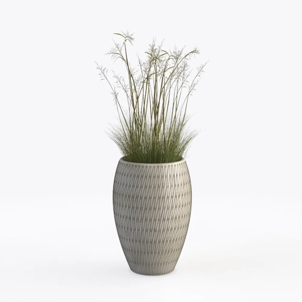 2025 Updated 13in Tall White Beige Vase for Boho