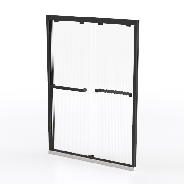 GETPRO Shower Door Double Sliding 57-60 in. W x 72