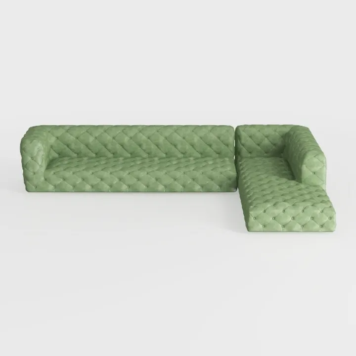 Cloud Sectional Couch with L-Shape Chaise,Modern