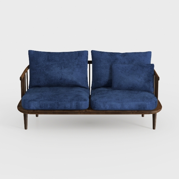 Patio Furniture Sofa, 3-Seat Patio Sofa Steel
