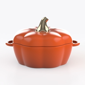 Pumpkin Ceramic Bowl for Home Halloween Party