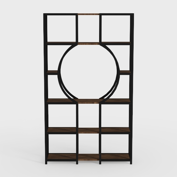 Tribesigns Bookshelf, Industrial 8-Tier Etagere